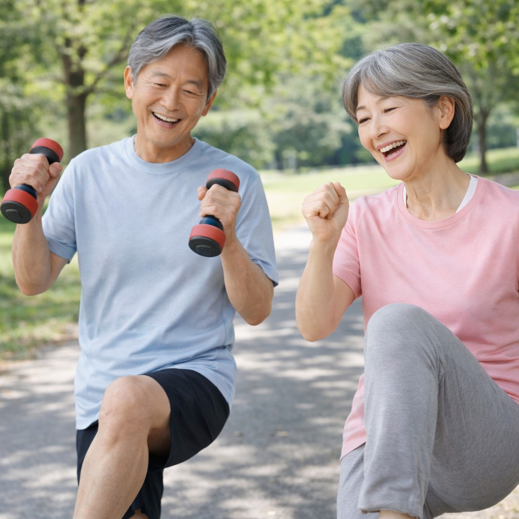 健康を気遣う70代夫婦