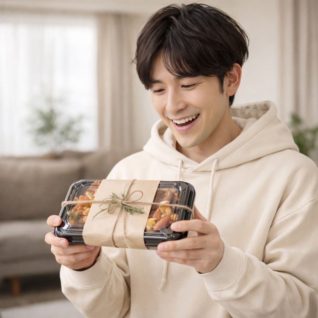 温めるだけギフトで喜ぶ男性
