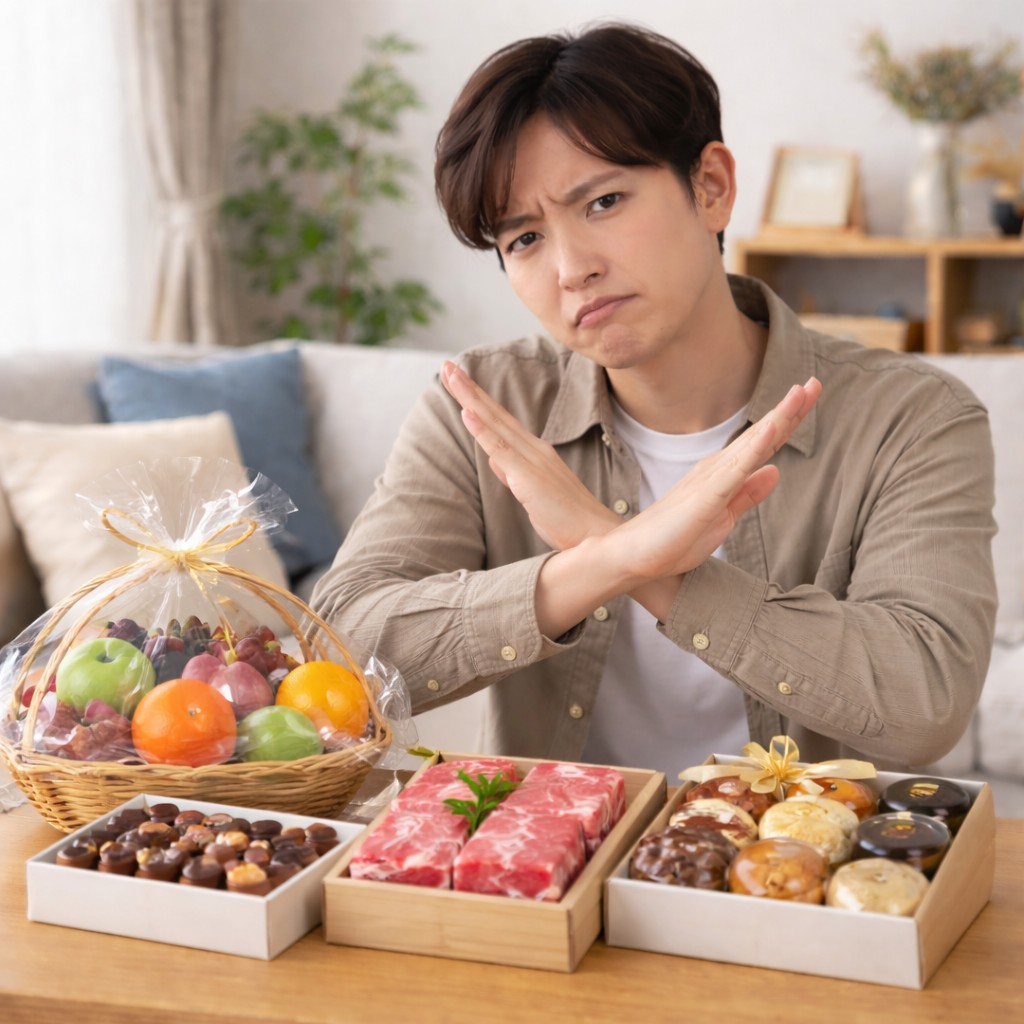 形に残らない贈り物が向かないケース