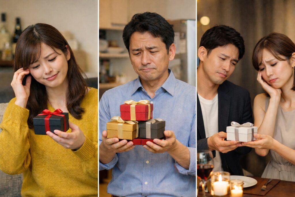 間違いやすい大人向け食べ物プレゼントの例