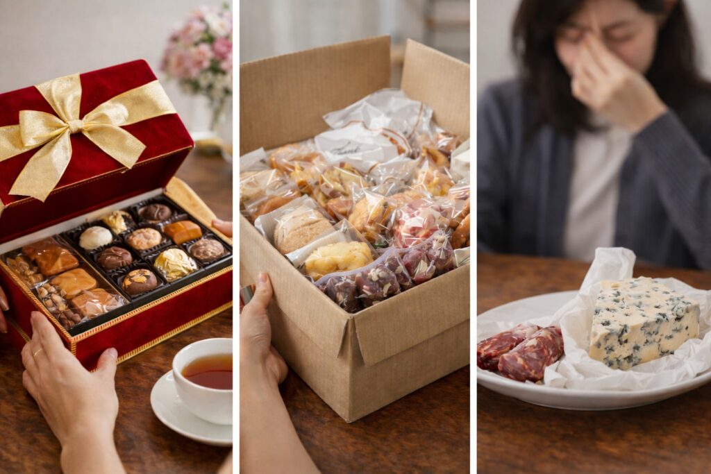 上品に見えにくい食べ物ギフトの例