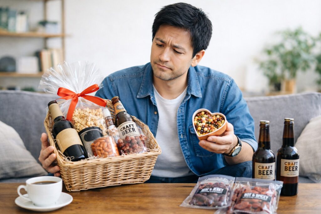 男性に贈ると失敗しやすい食べ物ギフト
