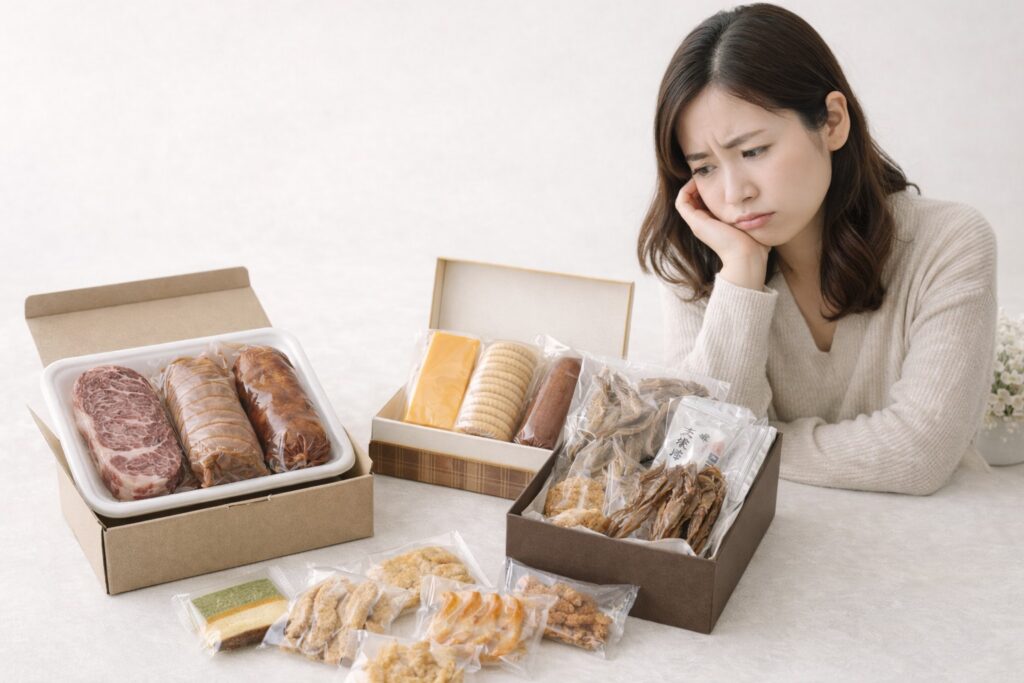 女性に贈ると失敗しやすい食べ物ギフト