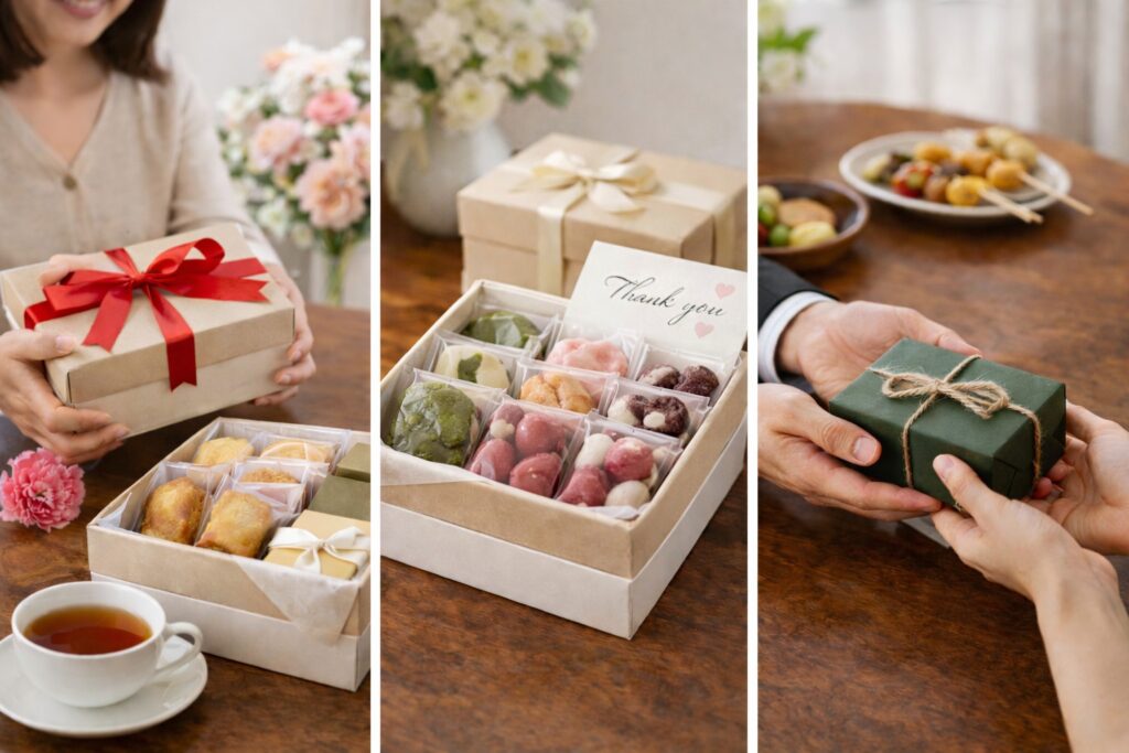 シーン別の上品さが求められるギフトの場面