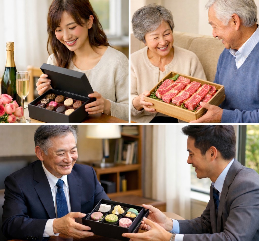 相手別の高級食べ物プレゼントの考え方