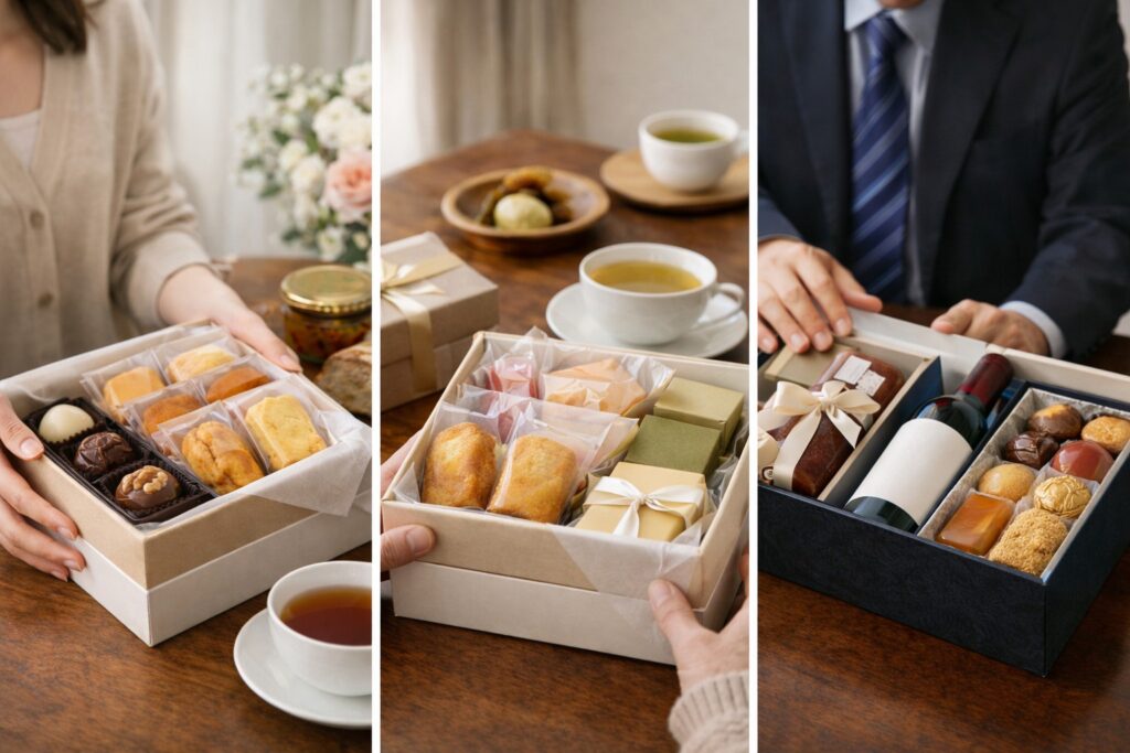 相手別の上品な食べ物ギフトの考え方