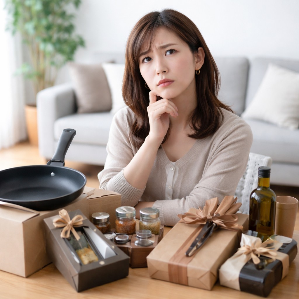 料理しない男性へのプレゼントで悩む人