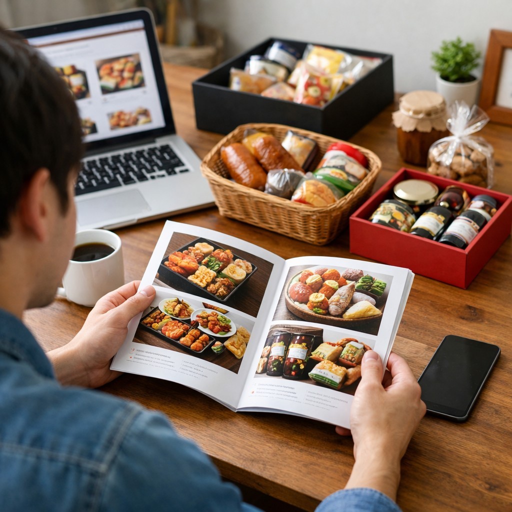 一人暮らしの男性への食べ物ギフトを選ぶ人