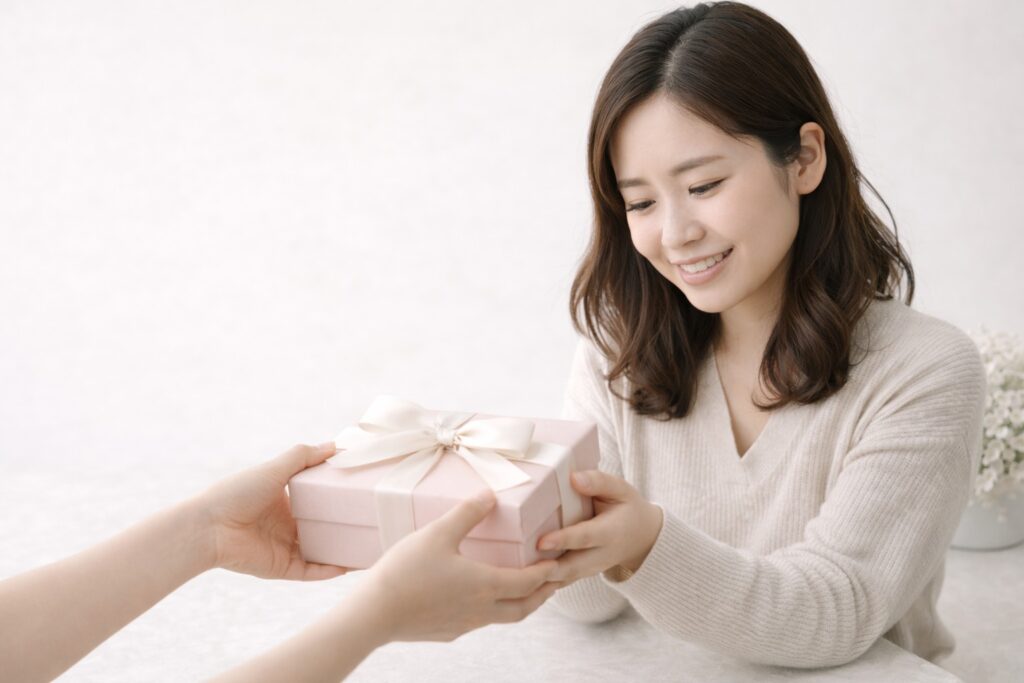 女性へのギフトは重くしないが正解