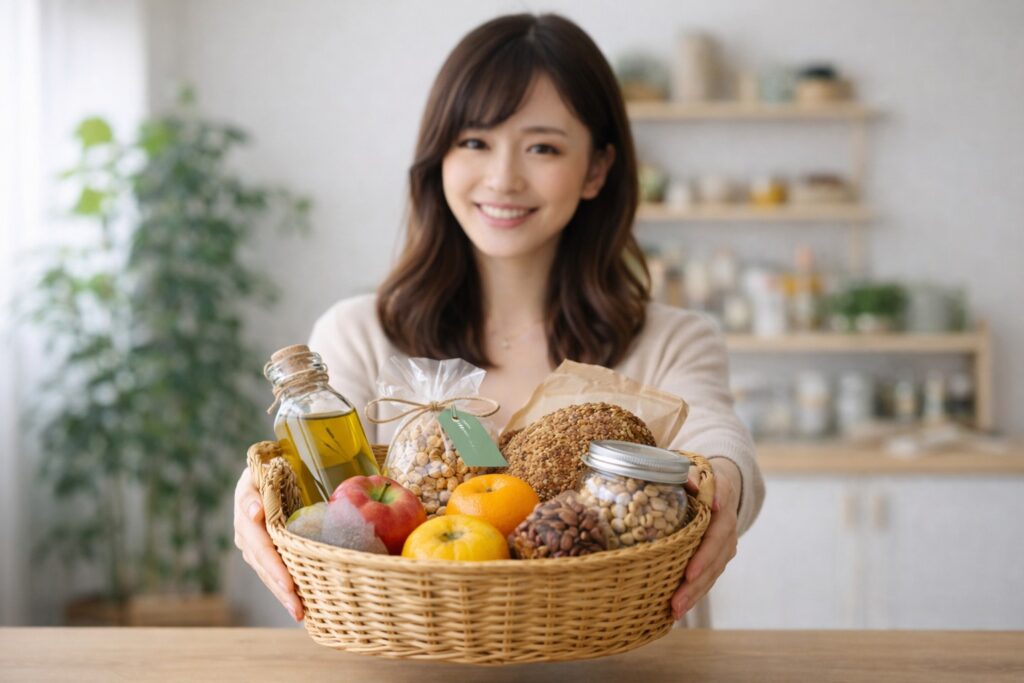 健康志向の人に喜ばれる食べ物プレゼントの条件
