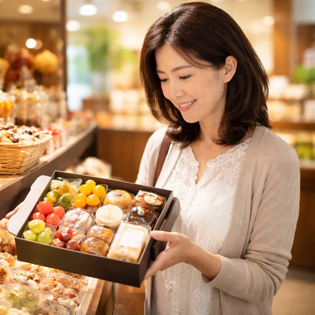 80代の母へ食べ物のプレゼントを選ぶ人